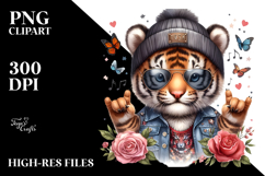 Cute Baby Tiger PNG Product Image 2