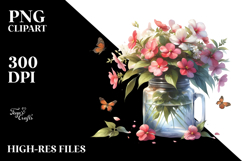 Watercolor Impatiens Jar Product Image 2
