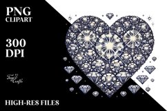 Vintage Hand Drawn Heart, Transparent PNG Product Image 2