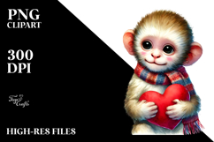 Vibrant Baby Monkey, Transparent PNG Product Image 2