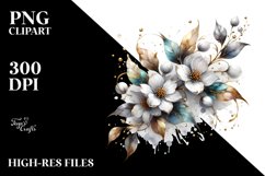 Abstract Artistic Jasmine Shiny Clipart Product Image 1