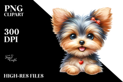 Cute Yorkipoo, Transparent PNG Product Image 2