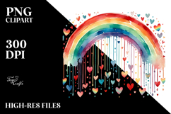 Colorful Smiling Rainbow PNG Product Image 2