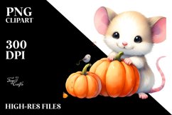 Cute Baby Mouse Halloween Clipart Product Image 1