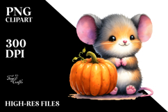 Cute Baby Mouse Halloween Clipart Product Image 2
