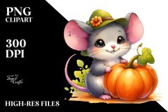 Cute Baby Mouse Halloween Clipart Product Image 3