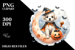 Happy Puppy in Winter Costume, Transparent PNG Product Image 2