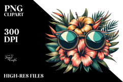 Tropical Sunglasses, Vector Style Product Image 2
