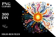 Whimsical Sun PNG Product Image 2