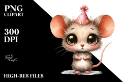 Cute Standing Baby Mouse | Sublimation | Clipart Product Image 2