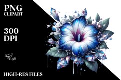 Abstract Morning Glory Made of Glossy Material | Sublimation Product Image 1