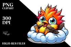 Colorful Baby Oriole Clipart Product Image 1