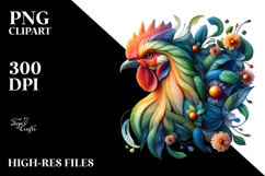 Abstract Owl Made of , Transparent PNG Product Image 2