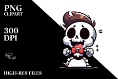 Joyful Skeleton with Bow Tie Product Image 2