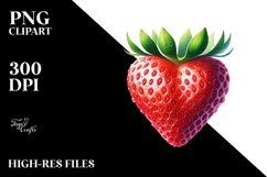 Strawberry Heart PNG Product Image 2
