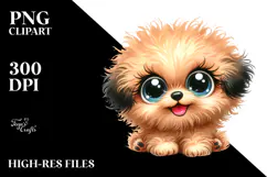Cute Bichpoo Dog PNG Product Image 2