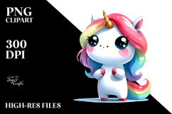 Funny Unicorn with Contempt PNG Product Image 2