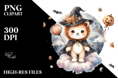 Cute Lion Standing on Cloud PNG Product Image 2