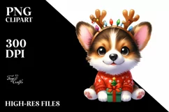 Crazy Pomeranian Portrait PNG Product Image 1