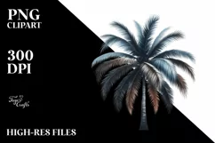 Watercolor Palm Tree, USA | Sublimation | Clipart Product Image 3