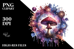 Magical Mushroom Tarot PNG Product Image 2