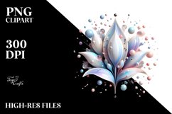 Glossy Snowdrop Watercolor PNG Product Image 3