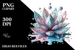 Glossy Snowdrop Watercolor PNG Product Image 1