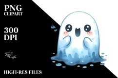 Digital Cute Ghost Mummy, PNG Product Image 2