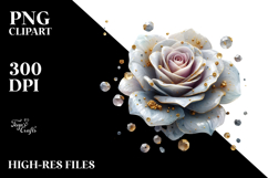 Rose Watercolor Splash PNG Product Image 2