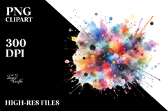 Colorful Brushstroke PNG Product Image 2