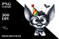 Funny Goofy Bat Boy, PNG Product Image 2