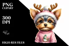Yorkshire Terrier with Crazy Haircut, Transparent PNG Product Image 3