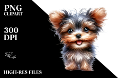 Baby Yorkipoo with Big Eyes PNG Product Image 2