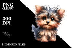 Baby Yorkipoo with Big Eyes PNG Product Image 2