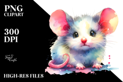 Vibrant Cute Baby Mouse, Style PNG Product Image 2