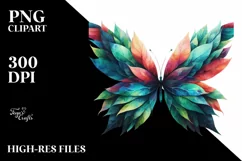Abstract Vibrant Plant Leaves PNG Product Image 3