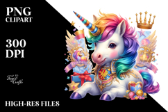 colorful Baby Unicorn with Polish Manor Product Image 2