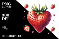 Strawberry Heart PNG Product Image 2