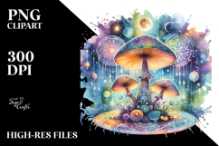 Magical Mushroom Tarot PNG Product Image 2