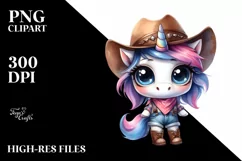 Shy Baby Unicorn | Sublimation | Clipart Product Image 3