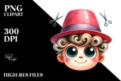 Funny Happy Portrait | Sublimation | Clipart Product Image 3