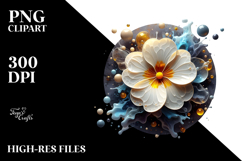 Abstract Glossy Primrose PNG Product Image 2