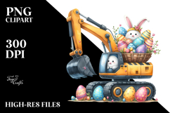 Watercolor Running with Easter Egg, PNG Product Image 2