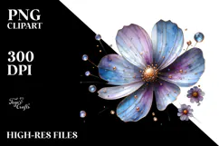 Cosmos Watercolor, PNG Product Image 2