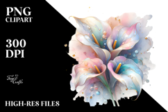 Shiny Calla Lily PNG Product Image 2