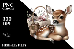 Baby Deer Transparent PNG Product Image 2