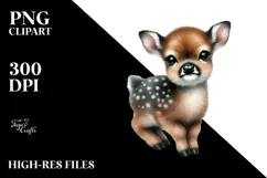 Baby Deer Transparent PNG Product Image 2