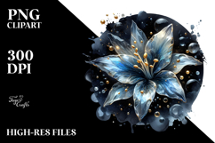 Shiny Lobelia, Watercolor PNG Product Image 2