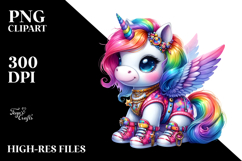 Cute Baby Unicorn PNG Product Image 2