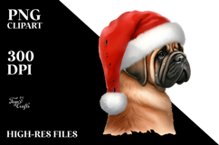 Christmass Cocker Spaniel with Decorations PNG Product Image 2
